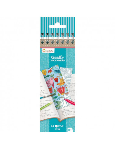 GRAFFY BOOKMARK MANDALA/FLORES