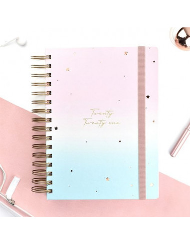 AGENDA ESCOLAR LUNA SEMANA VISTA A5