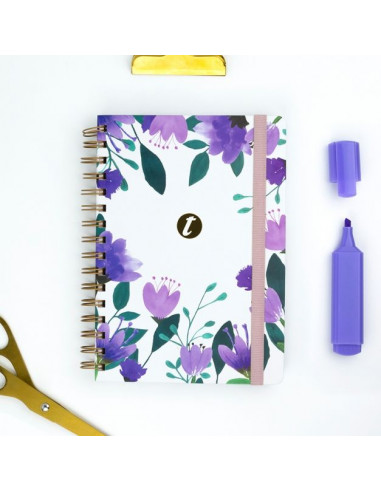 CUADERNO A5 T-NOTES LILLA