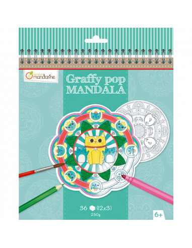 GRAFFY POP MANDALA ANIMALES