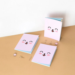 CUADERNO EMOJI ROSA 2
