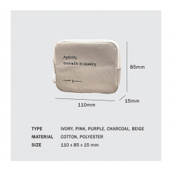 CARTERA ALGODÓN MARFIL 2