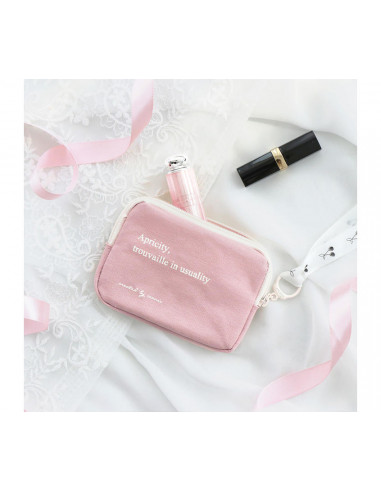 CARTERA ALGODÓN ROSA