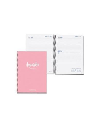 AGENDA ESCOLAR MR PLUS 150x213 D/P ROSA
