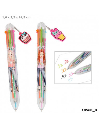 BOLÍGRAFO 6 COLORES TOPMODEL