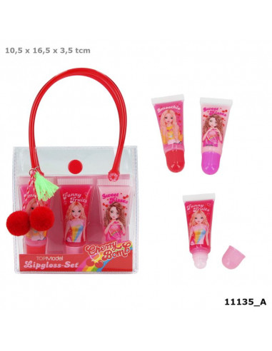 JUEGO DE PINTALABIOS GLOSS TOP MODEL...