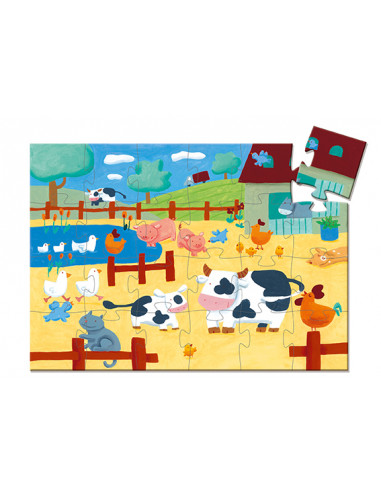 PUZZLE SILUETA LAS VACAS -24 PZAS.-