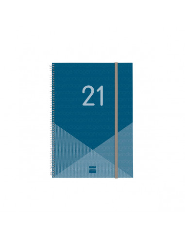 AGENDA YEAR E40 SVV ESPIRAL AZUL