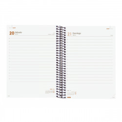 AGENDA OPAQUE E10 D/P ROJO 2