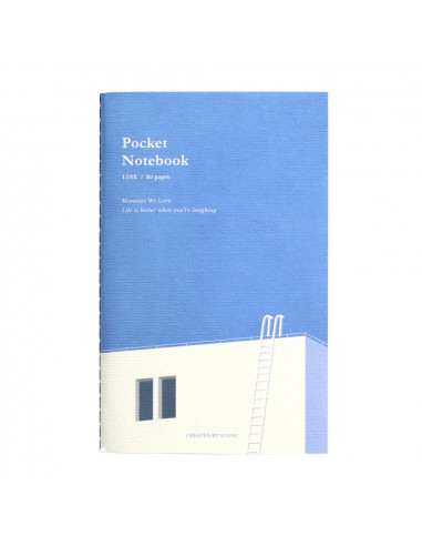 Libreta de Bolsillo Tejado Líneas