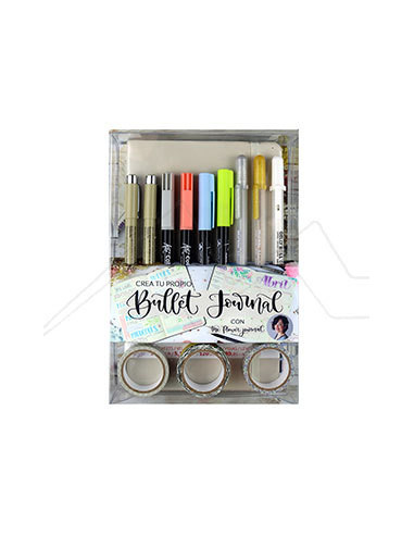 SET CAJA BULLET JOURNAL PIEDRA