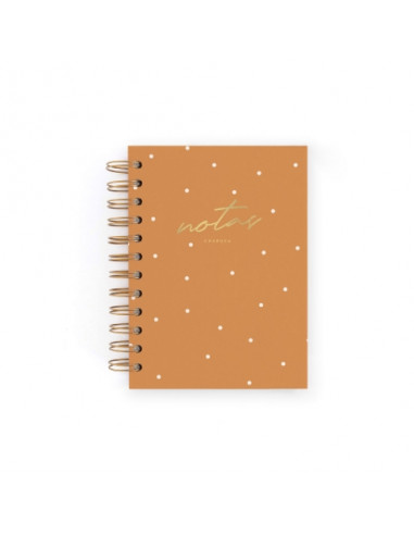 CUADERNO CHARUCA MINI. CANELA. PUNTOS