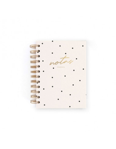 CUADERNO CHARUCA MINI. BLANCO. PUNTOS