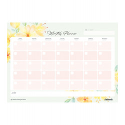 PLANIFICADOR MENSUAL FLORES 2