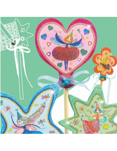 DJECO VARITAS MAGICAS PARA CREAR HADAS