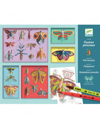 DJECO TALLER ROTULADOR PINCEL...