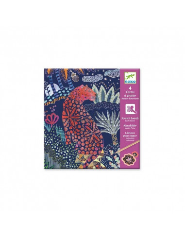 DJECO CUADROS RASCAR NATURA EXUBERANTE