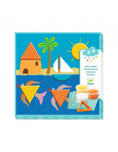 DJECO HUELLAS Y FORMAS PLASTILINA