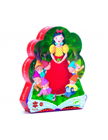 PUZZLE SILUETA BLANCANIEVES  -50 PZAS.-