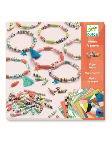 PERLAS DE PAPEL PULSERAS DE PRIMAVERA