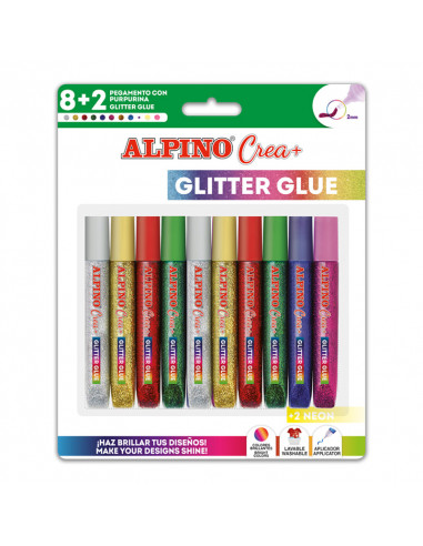 ALPINO CREA+GLITTER GLUE