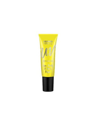 MAQUILLAJE UV ULTRAVIOLETA AMARILLO