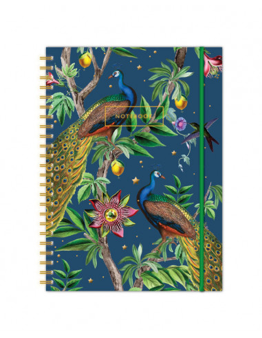 NOTEBOOK A4 PASSION PEACOCK