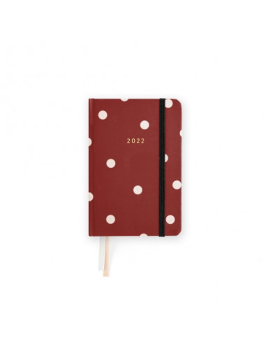 AGENDA SEMANAL 2022 CHARUCA CARMÍN MINI