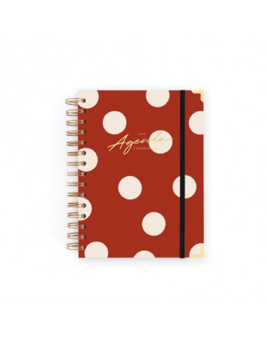 AGENDA SEMANAL 2022 CHARUCA CARMÍN...