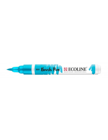 ECOLINE BRUSHPEN AZUL CELES.CL