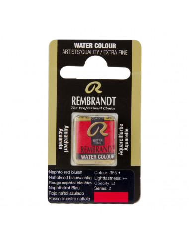 ACUARELA REMBRANDT ROJO NAFTOL AZUL MP