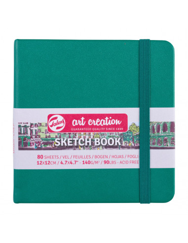 SKETCH BOOK VERD.B 12X12 140GR