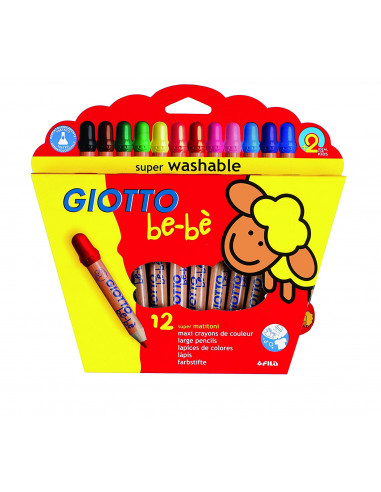 GIOTTO BE-BÉ SUPER LAPICES 12 UNID. +...