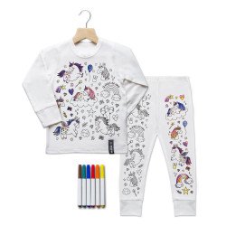 PIJAMA PARA COLOREAR... 2