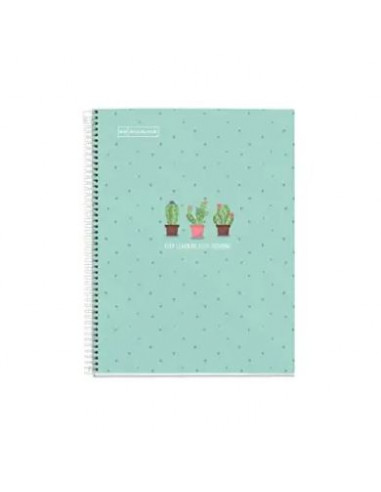 CUADERNO NB1 A4 80 CLA 90G CACTUS AZUL