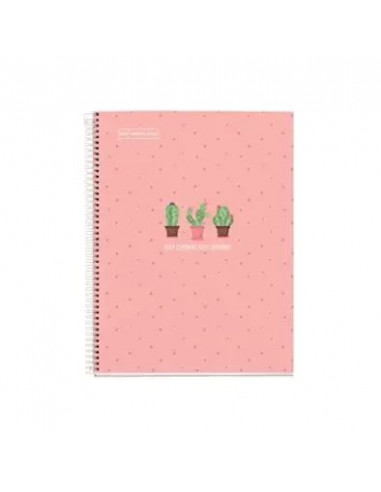 CUADERNO NB1 A5 80 CLA 90G CACTUS ROSA