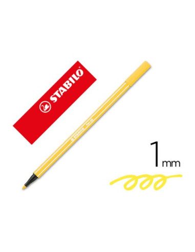 STABILO PEN AMARILLO