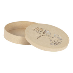 CAJA VEGETAL REDONDA 15X15X3CM 2