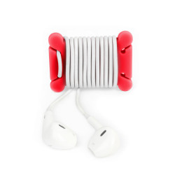 TWIST EARPHONE WINDER - RED 2