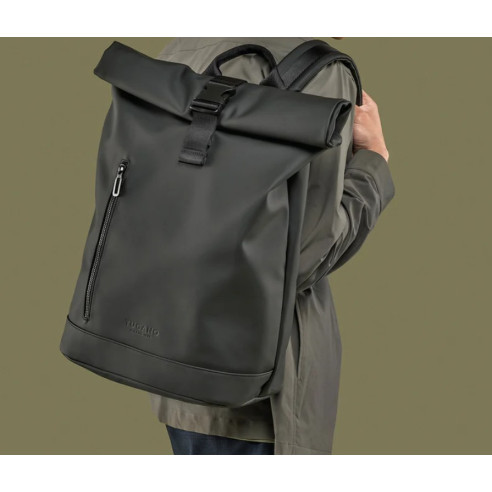 GOMMO ZAINO ROLLTOP BLACK