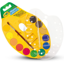 12 ACUARELAS CON PALETA