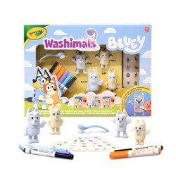 WASHIMALS BLUEY - SET 4...