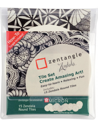 ZENTANGLE ZENDALA TILE EST.