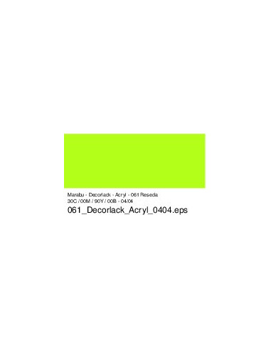 DECORLACK 061 VERDE CLARO BOTE 15ML