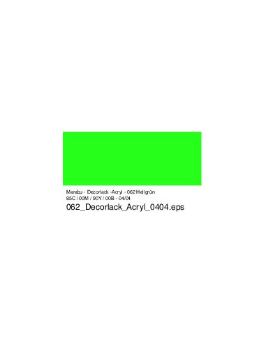 DECORLACK 062 VERDE CLARO BOTE 15ML