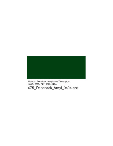 DECORLACK 075 VERDE PINO BOTE 15ML