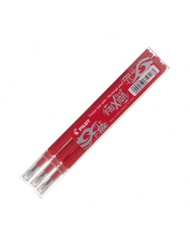 RECAMBIO 3U PILOT BOL. FRIXION ROJO