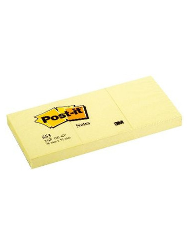 3M-PACK 3 BLOCS DE NOTAS POST-IT