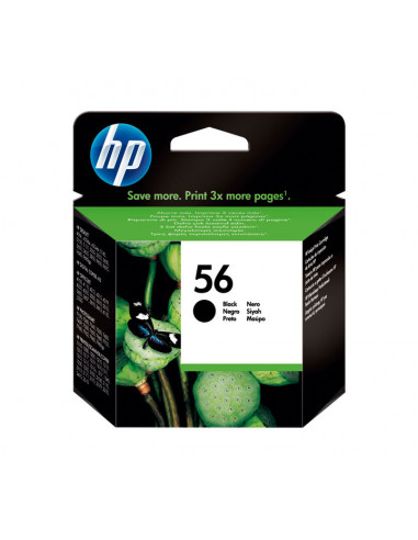 INK-JET HP ORIGINAL Nº 56 C6656AE NEGRO