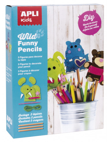 Wild funny pencils